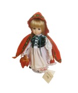 Bradley Doll Little Red Riding Hood Porcelain 1977 Vintage 12&quot; - £20.51 GBP