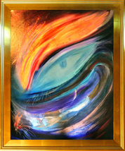 Martin Katon &quot;Abstract Vision&quot; Framed ORIG OIL Painting/Canvas/Hand Signed/COA - £1,220.94 GBP