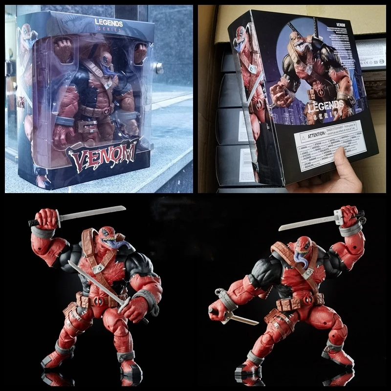 20.5cm Marvel Legends Venom Deadpool Action Figure Collectible Model Toy Gift - £80.79 GBP+