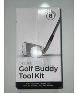 Golf Buddy Deluxe Tool Kit 5-in1 Golf Tool, Tees &amp; Holder &amp; Belt Ball Ke... - $240.15 MXN