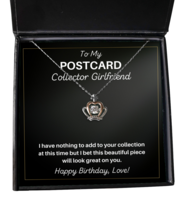 Postcard Collector Girlfriend Necklace Birthday Gifts - Crown Pendant Jewelry  - £39.34 GBP