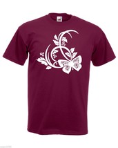 Mens T-Shirt Beautiful Butterfly, Butterflies Shirt, Nature Abstract Tshirt - £19.77 GBP