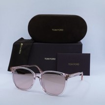 TOM FORD FT0972-K 72G Transparent Pink/Pink 56-18-145 Sunglasses New Aut... - £176.07 GBP