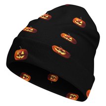 Mondxflaur Pumpkin Winter Beanie Hats Warm Men Women Knit Caps for Adults - £15.41 GBP