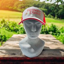 Farmers’ Direct Certified Organic Red Grey Twill Trucker Strapback Hat Cap - $15.87