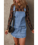 Ryleigh Pocketed Adjustable Straps Denim Overall Dress - $39.99