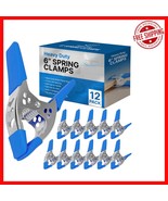 Versatile 12-Pack of 6-Inch Blue Spring Clamps with 3-Inch Jaw - Rust-Re... - $66.10 CAD