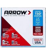 Arrow Fastener 504IP Genuine T50 1/4-Inch Staples, 5,000-Pack - €20,81 EUR