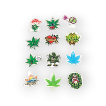 Marijuana Cannabis Acrylic Cabochons Flatback Charms 12 Pc Lot Pendants - $9.88