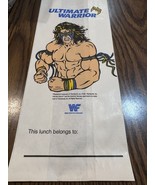 Vintage ULTIMATE WARRIOR Un-Used Paper Lunch Bag Rare WWF NWO WCW NWA 19... - $6.11 CAD