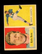 1957 Topps #59 Kyle Rote Vgex Ny Giants *X79169 - £4.33 GBP