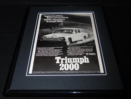 1966 Triumph 2000 Framed 11x14 ORIGINAL Vintage Advertisement - $44.54