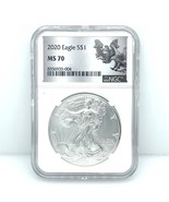 2020 S$1 Silver American Eagle 1 Oz. 999 Fine silver NGC MS70 - $79.50