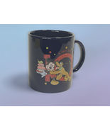 Disney Store 10th Anniversary Mug Mickey Pluto 1997 Ceramic Blue - $4.99