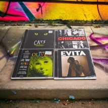 Lot of 4 Musical Soundtrack CDs Chicago Cats Evita Oliver - £4.51 GBP