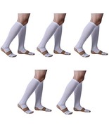 NuActiveSox Compression Socks (5 Pair) For Men &amp; Women - Reduce Swelling... - $34.64