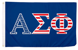 Alpha Sigma Phi USA Letter Fraternity Flag -3 x 5 ft Banner - £11.95 GBP