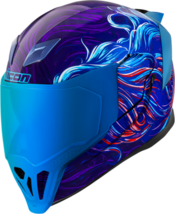 Icon Adult Street Airflite Betta Helmet XL Blue - £238.96 GBP