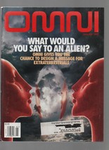 Omni - January 1995 - What Would Say to an Alien?, Microbots, Funding Science. - £3.97 GBP