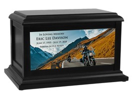 Motorcycle Mountain Ride Cremation Urn - £200.85 GBP