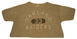 Oakland Raiders Vintage #33 Circa 1980 Champion Usa (Size Large 1/2 Cut T-SHIRT) - £39.95 GBP