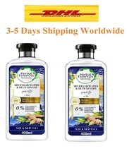 2X Herbal Essences Micellar Water &amp;Blue Ginger Shampoo Hair Purify  400 ml - $62.87