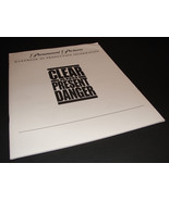 1994 CLEAR AND PRESENT DANGER Movie Press Kit Production Notes - €12,32 EUR