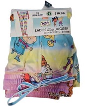 Rugrats Nickelodeon Women&#39;s Sleep Jogger With Pockets Size 3X 22W-24W Br... - £10.05 GBP