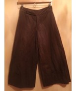 Pre-owned MARNI Brown Cotton Blend Brown Wide Leg Pants SZ 38 Made in Italy - £77.07 GBP
