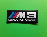BMW M3 M POWER GERMAN CAR VAN TRUCK EMBROIDERED PATCH  - $4.99