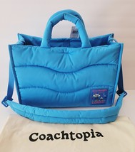 Coach CQ057  Coachtopia Loop Wavy Tote Large Handbag Laptop Bag Surf Blue - $3,591.28 MXN