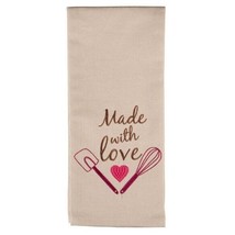 Made with Love Kitchen Tea Towels Embroidered 2-pc Whisk Spatula Utensil... - $272.91 MXN