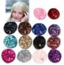 1 girls RED SEQUIN WOMEN BALL CAP new ladies fashion headwear flashy dan... - $6.64