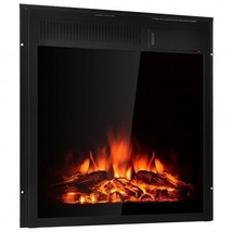 22.5 Inch Electric Fireplace Insert Freestanding and Recessed Heater - C... - £232.74 GBP