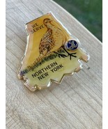 Lions Club Lapel Pin We Serve Northern NY Ace Craft 1.5&quot; - $31.17 CAD