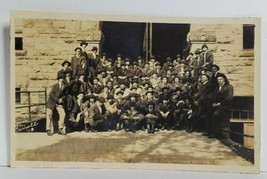 RPPC University of Ohio, Large Class Of Men c1918 Real Photo Postcard N15 - $29.99