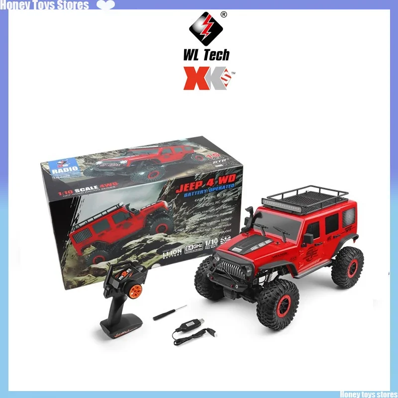 WLtoys 104311 1:10 4x4 RC Car 2.4G With Led Lights 4WD Off-Road Vehicle Model - $246.76