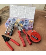 Electrian Plier &amp; Crimping Tool With 360pcs Wire Terminals Assortment An... - $510.78 MXN