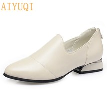 AIYUQI Women&#39;s Shoes Large Size Autumn 2021 New Pointed Genuine Leather Ladies S - £63.86 GBP