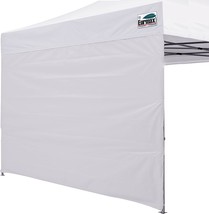 Eurmax Usa Instant Canopy Sunwall 10X10 Canopy Wall Sidewall Canopy Tent, White - £20.00 GBP