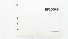 Yamaha EF200iS Generatore Servizio Riparazione Shop Manuale OEM LIT-19616-01-89 - £39.92 GBP