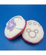 Disney Minnie Mouse Plush Bear Doll Slippers Shoes White Pink Purple Sil... - £10.85 GBP