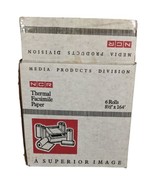 6 ROLLS NCR Thermal FACSIMILE PAPER 88404 8.5&quot; X 164&#39; 1&quot; CORE Superior S... - $99.00