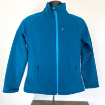 Winter Jacket Womens Size Medium Lined Coat Double Diamond Blue - £17.84 GBP