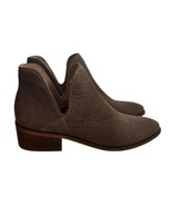 KAANAS NWOT Women&#39;s Tan Mexicali Ankle Boot Booties Perforated Detail Si... - $88.06 CAD
