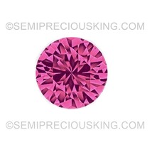 Natural Ruby 1.3mm Round Diamond Facet Cut SI2 Clarity Fuschia Color Loose Preci - £0.73 GBP