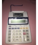 Sharp Calculator Adding Machine EL-1750PII 12 Digit 2 Color Print - $32.77