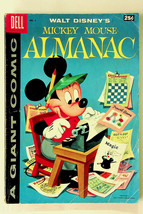 Walt Disney&#39;s Mickey Mouse Almanac #1 (1957, Dell) - Good - £20.03 GBP