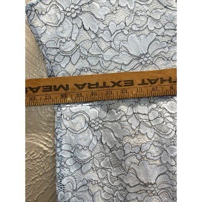 Blue A Line Flare Eyelet Sleeveless V Neck Crochet Overlay Size XXL/14 Item image 6