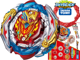 Takara Tomy B-201 Zest Achilles Customize Set  Beyblade Burst BU - £35.50 GBP